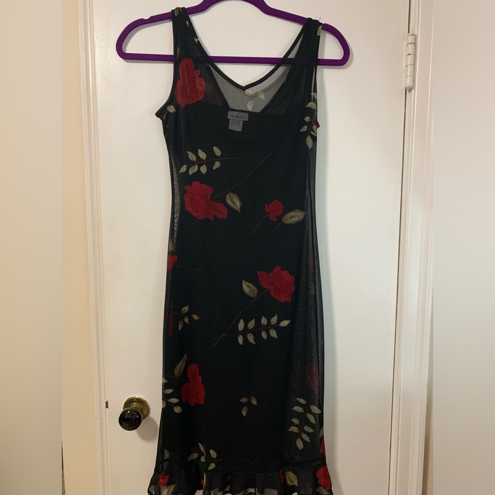 Two layer dress. Form fitting. Stretch. Never worn.